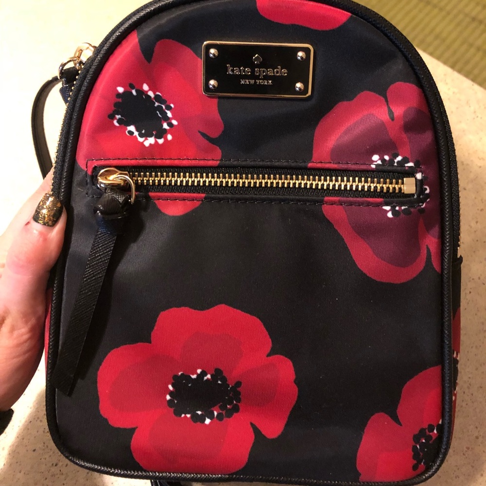 Kate Spade poppy backpack